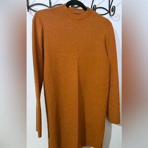 4ever 21 Sweater Dress Burnt Orange Size Small